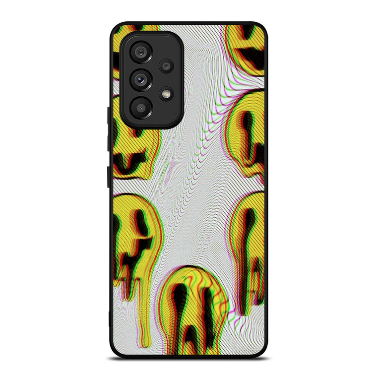 MELTED SMILEY FACE Samsung Galaxy A53 Case Cover