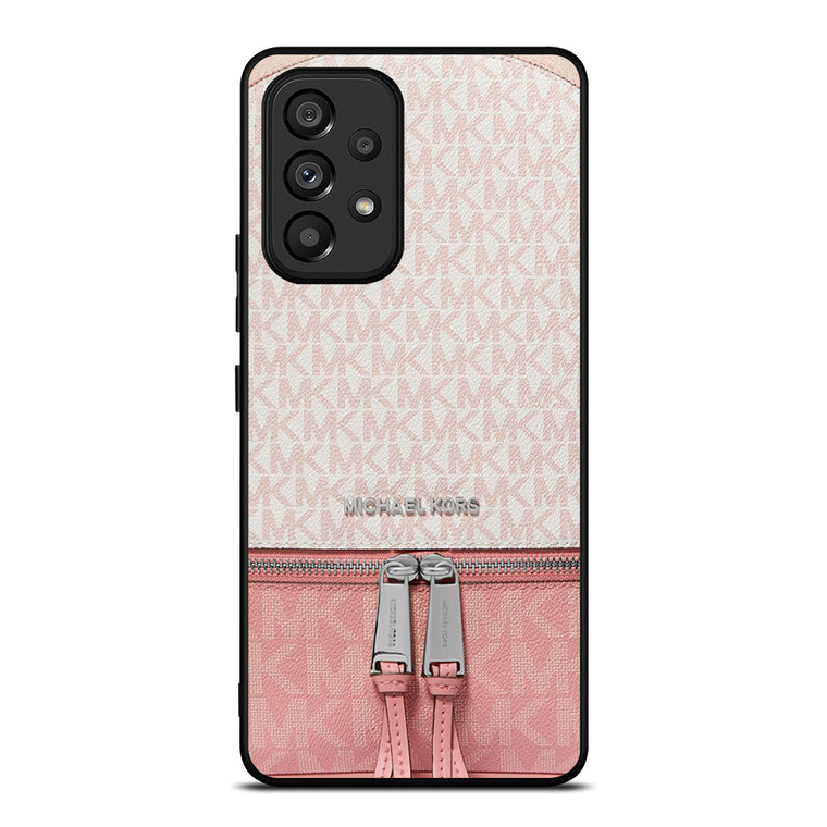 MICHAEL KORS MK LOGO BACKPACK PINK BAG Samsung Galaxy A53 Case Cover