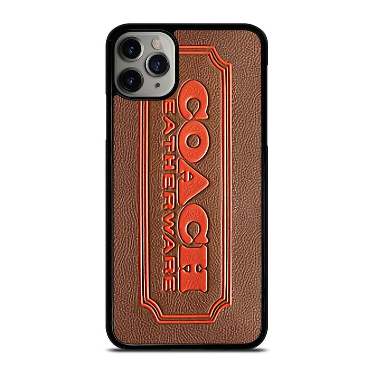 COACH LEATHERWARE EMBOSS iPhone 11 Pro Max Case Cover