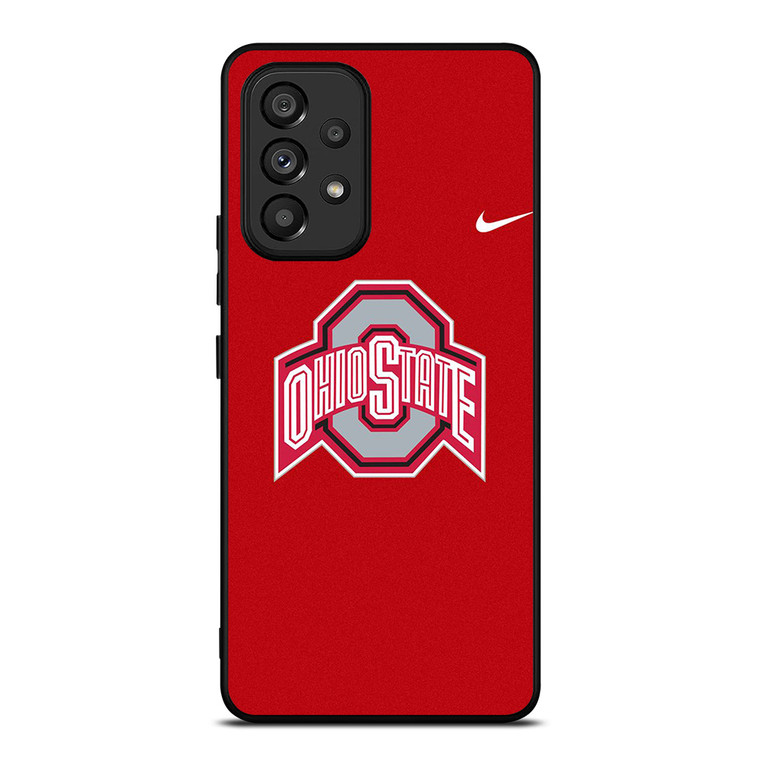 OHIO STATE LOGO FOOTBALL NIKE ICON Samsung Galaxy A53 Case Cover