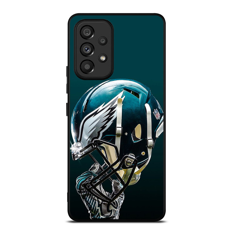 PHILADELPHIA EAGLES LOGO FOOTBALL HELMET ICON Samsung Galaxy A53 Case Cover