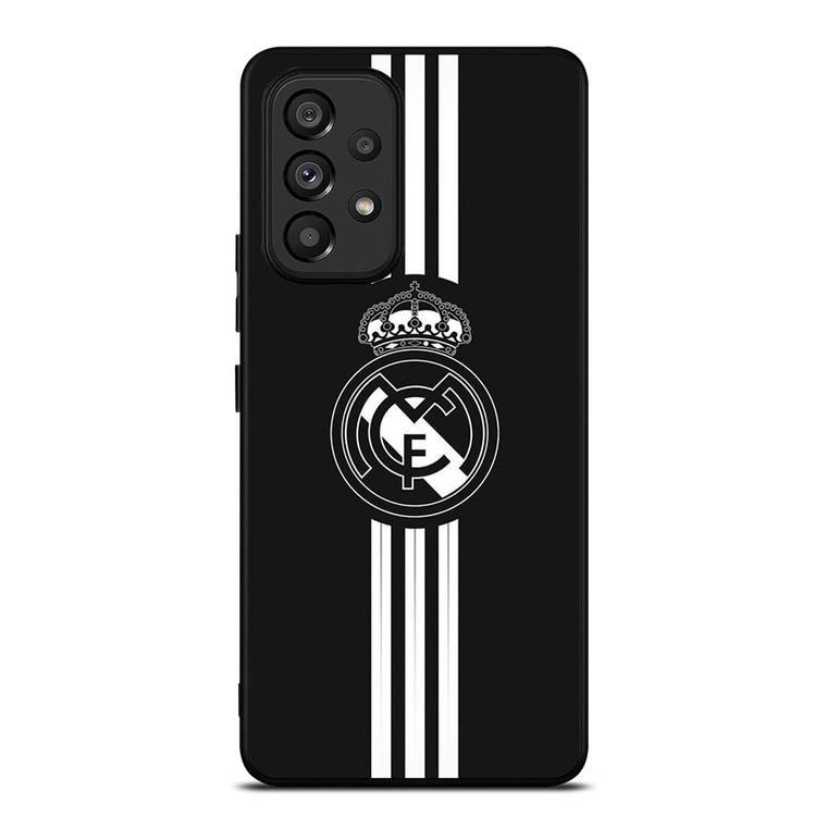REAL MADRID FC BLACK LOGO Samsung Galaxy A53 Case Cover REAL MADRID FC BLACK LOGO Samsung Galaxy A53 Case Cover