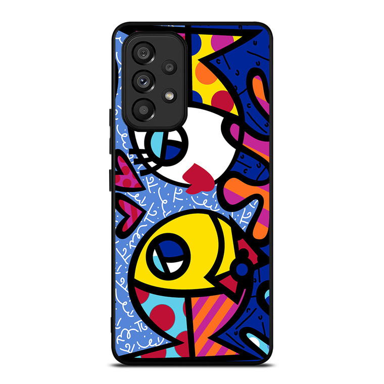 ROMERO BRITTO FISH LOVE Samsung Galaxy A53 Case Cover