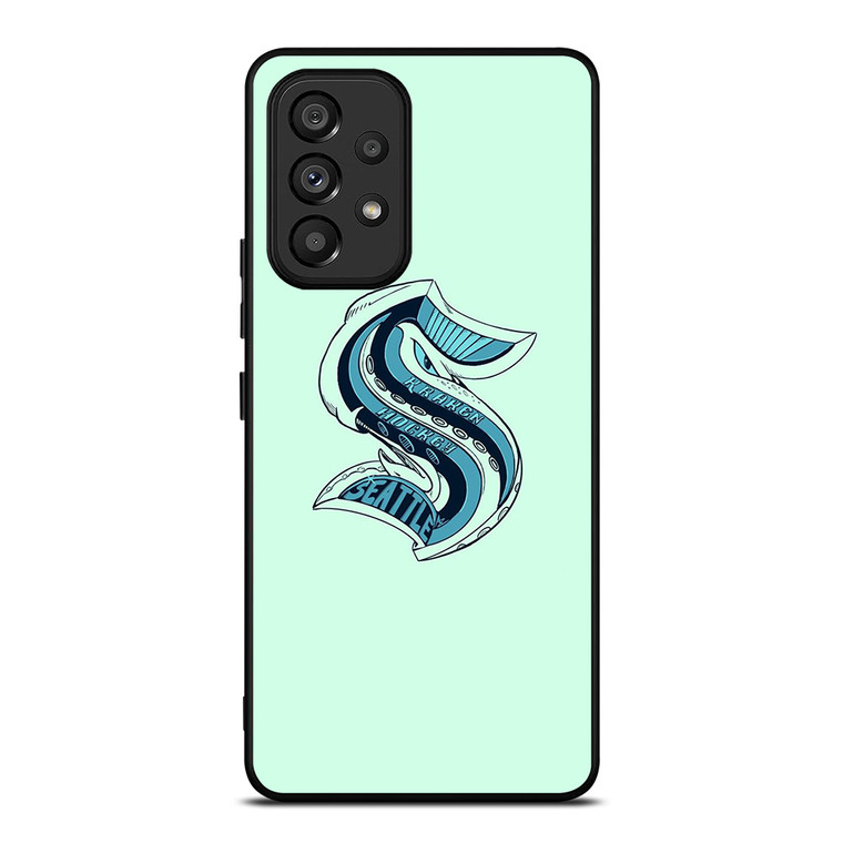 SEATTLE KRAKEN LOGO HOCKEY TEAM Samsung Galaxy A53 Case Cover SEATTLE KRAKEN LOGO HOCKEY TEAM Samsung Galaxy A53 Case Cover