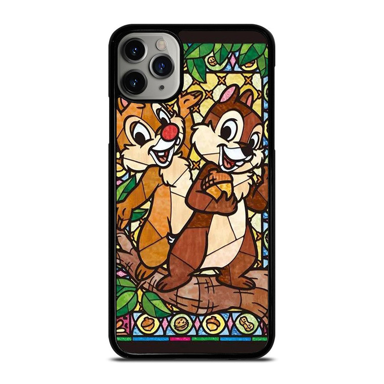 CHIP AND DALE DISNEY GLASS iPhone 11 Pro Max Case Cover
