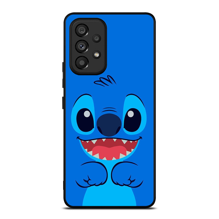 STITCH BLUE CARTOON CHARACTER Samsung Galaxy A53 Case Cover STITCH BLUE CARTOON CHARACTER Samsung Galaxy A53 Case Cover