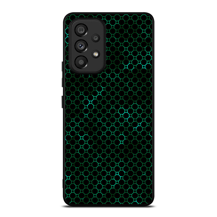 STYLISH HEXAGONAL GREEN PATTERN Samsung Galaxy A53 Case Cover