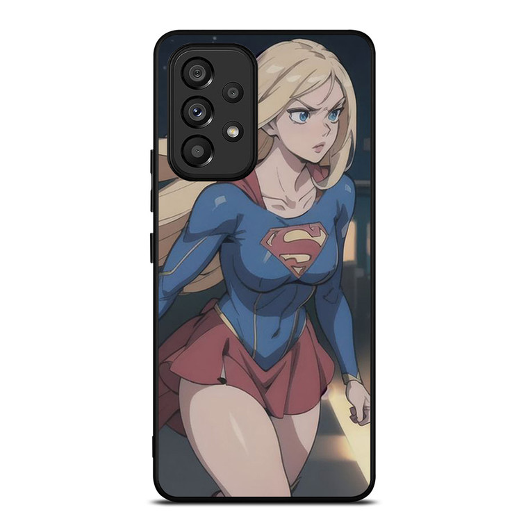 SUPER GIRL CARTOON MANGA ANIME Samsung Galaxy A53 Case Cover