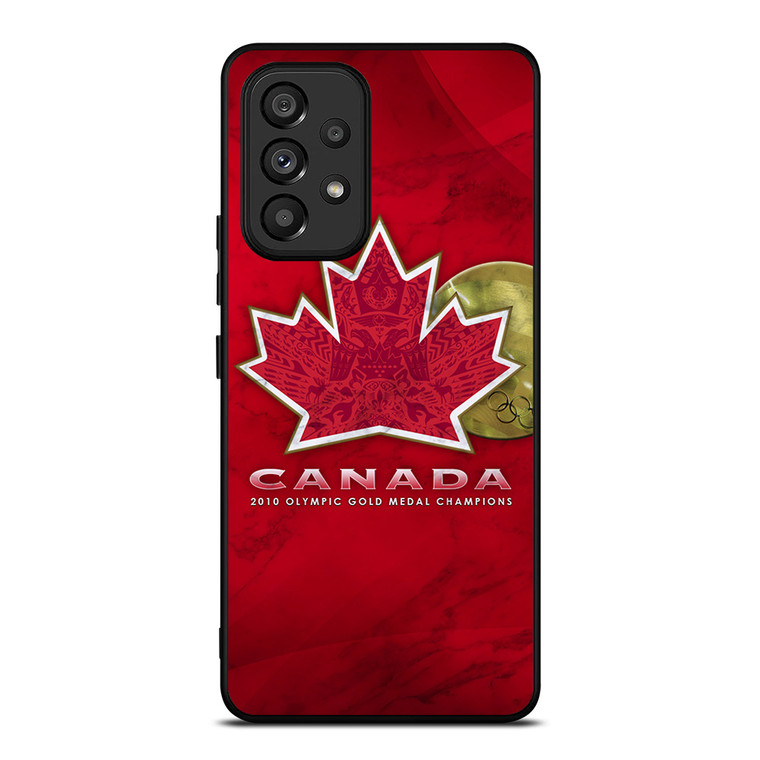 TEAM CANADA HOCKEY LOGO MARBLE Samsung Galaxy A53 Case Cover