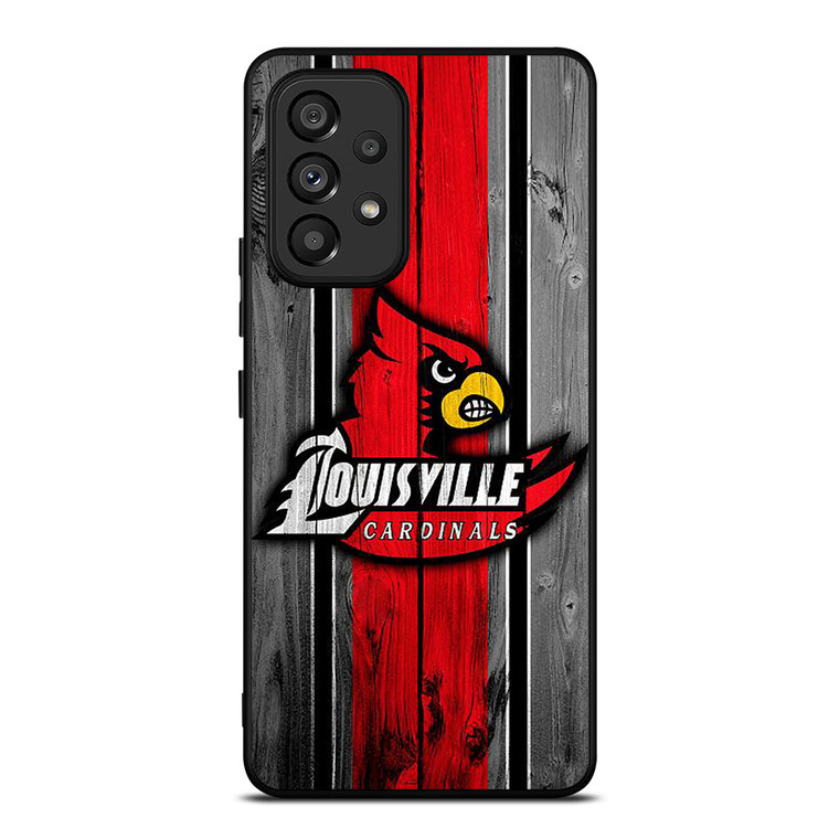 UNIVERSITY OF LOUISVILLE WOODEN LOGO Samsung Galaxy A53 Case Cover
