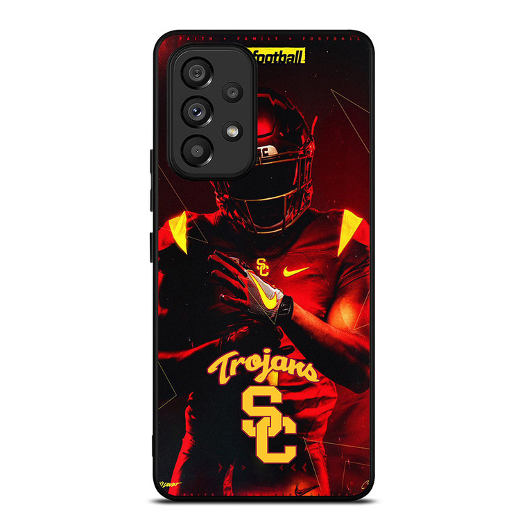 USC FOOTBALL TROJANS LOGO Samsung Galaxy A53 Case Cover