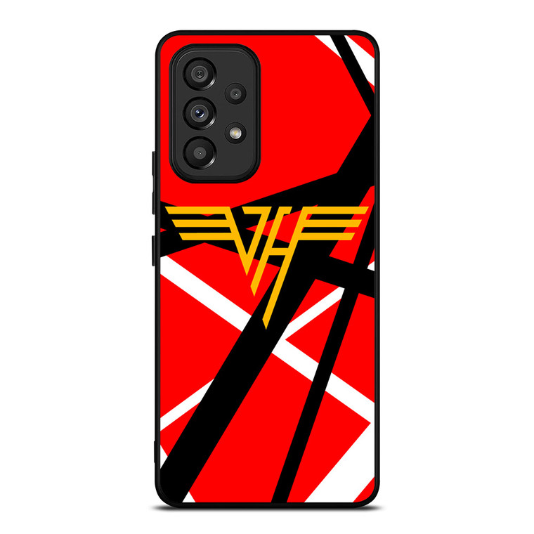VAN HALLEN RED ABSTRACT LOGO Samsung Galaxy A53 Case Cover