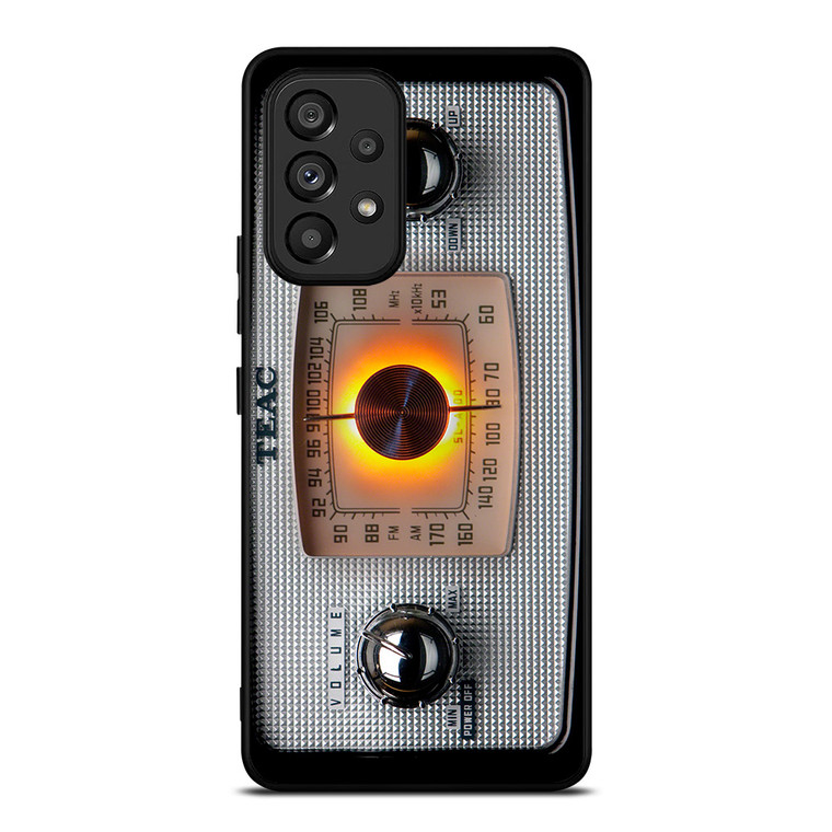 VINTAGE RADIO SILVER METAL Samsung Galaxy A53 Case Cover