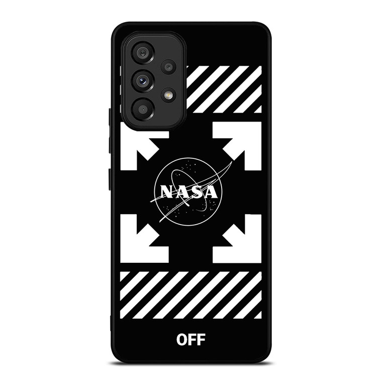 WHITE NASA OFF Samsung Galaxy A53 Case Cover