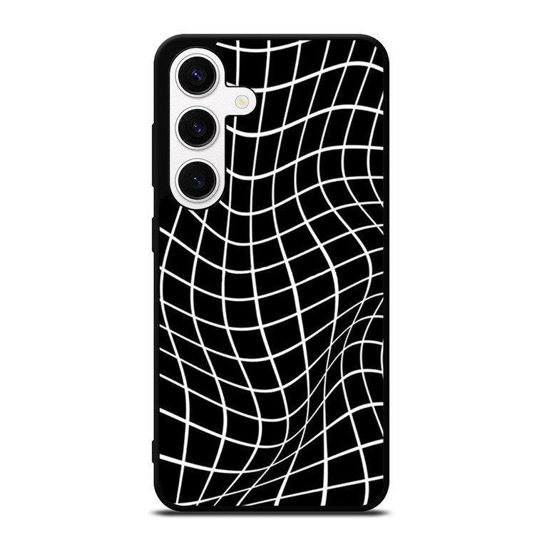 AESTHETIC WAVY GRID PATTERN Samsung Galaxy S24 Case Cover