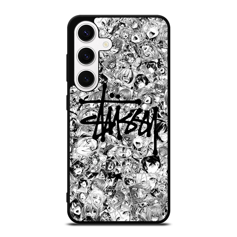 AHEGAO ANIME STUSSY Samsung Galaxy S24 Case Cover AHEGAO ANIME STUSSY Samsung Galaxy S24 Case Cover