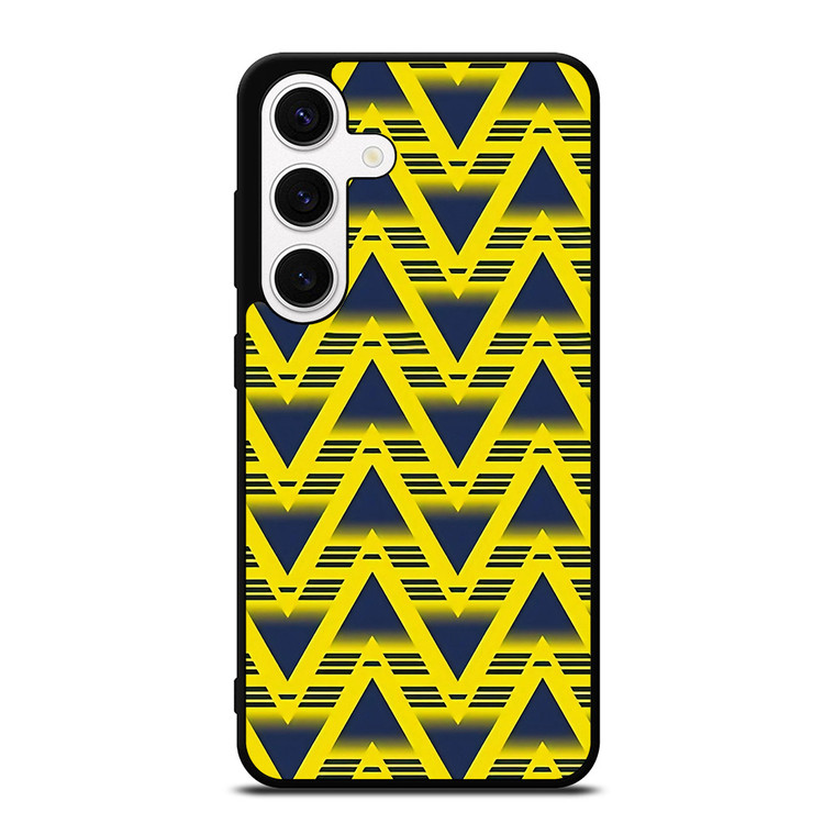 ARSENAL YELLOW RETRO PATTERN Samsung Galaxy S24 Case Cover