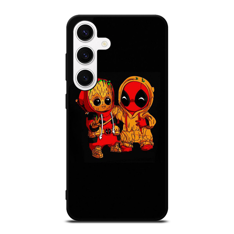 BABY DEADPOOL AND GROOOT Samsung Galaxy S24 Case Cover
