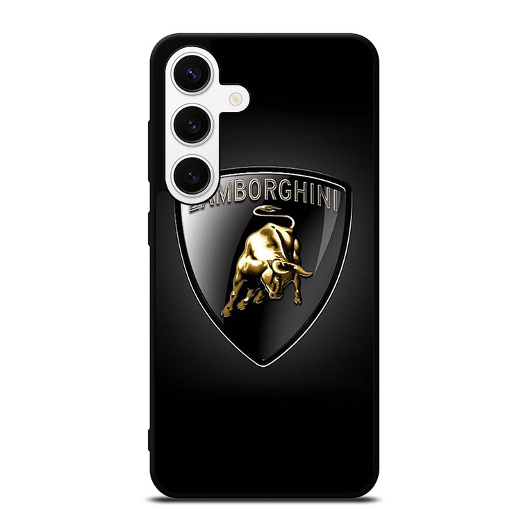 BLACK LAMBORGHINI LOGO Samsung Galaxy S24 Case Cover