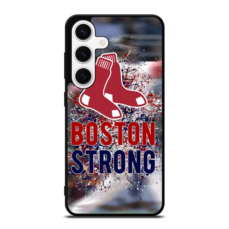 BOSTON RED SOX STRONG ART Samsung Galaxy S24 Case Cover