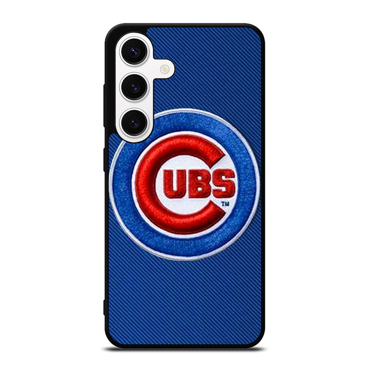 CHICAGO CUBS EMBOIRED LOGO Samsung Galaxy S24 Case Cover