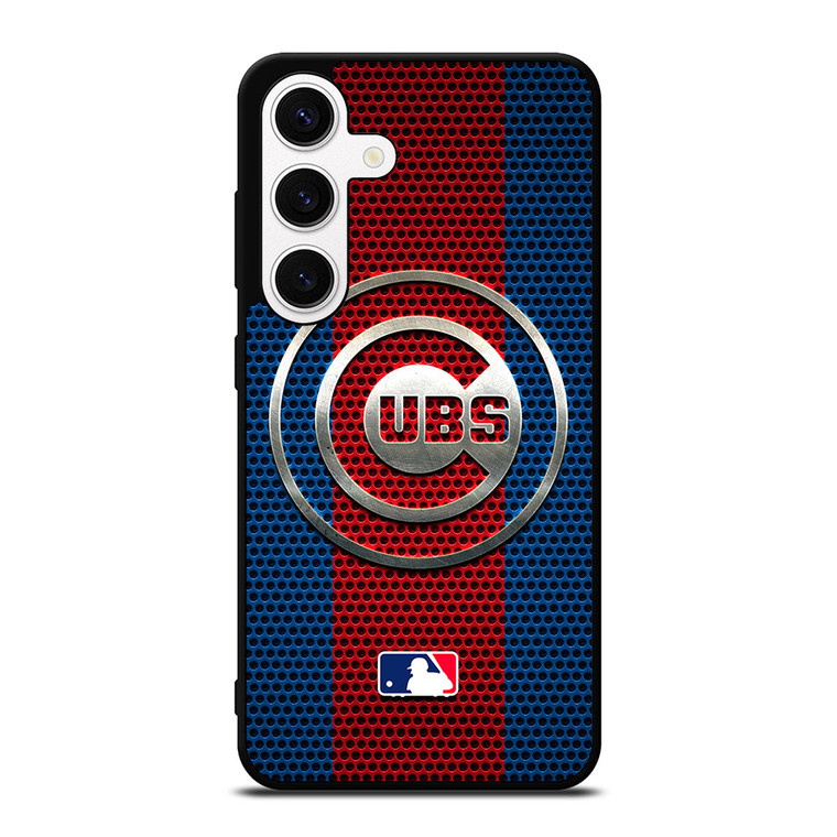 CHICAGO CUBS METAL LOGO Samsung Galaxy S24 Case Cover