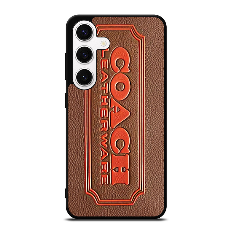 COACH LEATHERWARE EMBOSS Samsung Galaxy S24 Case Cover