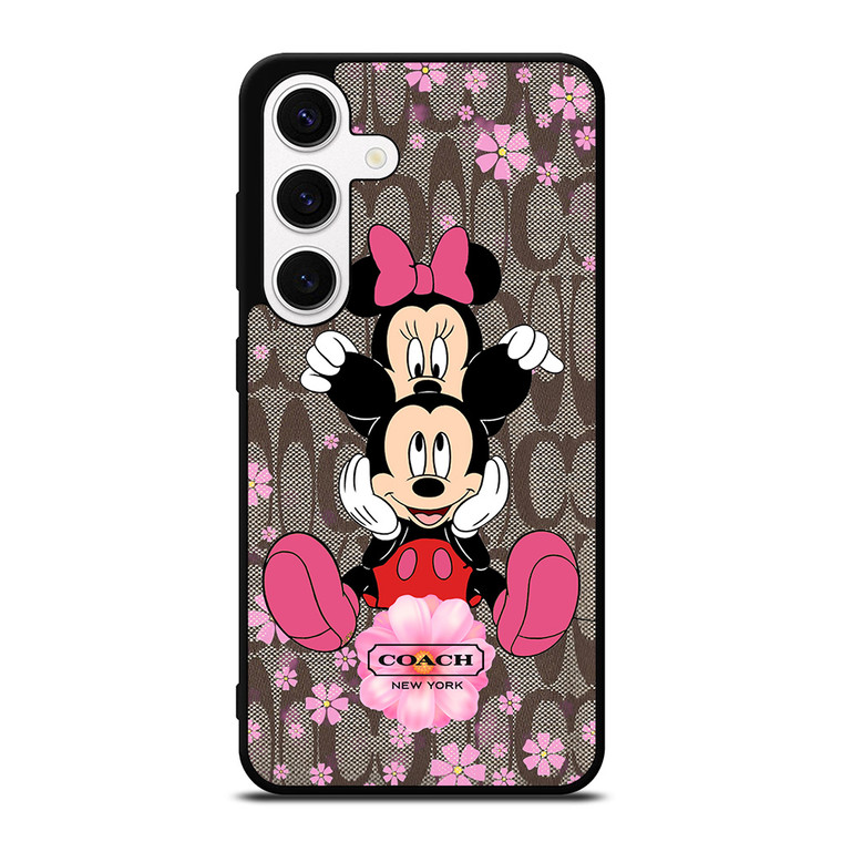 COACH MICKEY MINNIE Samsung Galaxy S24 Case Cover