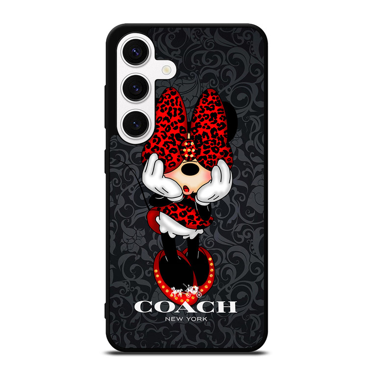 COACH MINNIE MOUSE CARTOON Samsung Galaxy S24 Case Cover