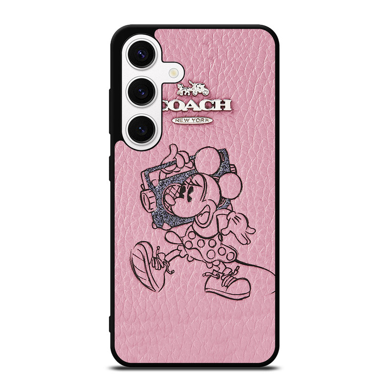 COACH MINNIE MOUSE PINK Samsung Galaxy S24 Case Cover