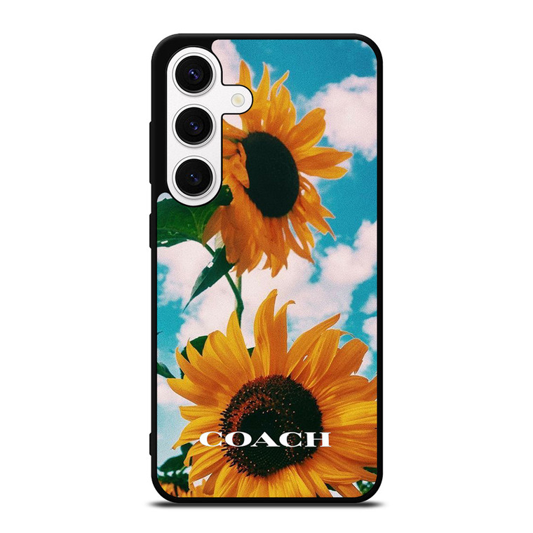 COACH SUNFLOWER Samsung Galaxy S24 Case Cover