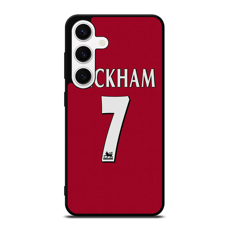 DAVID BECKHAM JERSEY MANCHESTER UNITED Samsung Galaxy S24 Case Cover