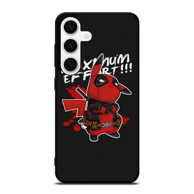 DEADPOOL POKEMON PIKACHU ART Samsung Galaxy S24 Case Cover