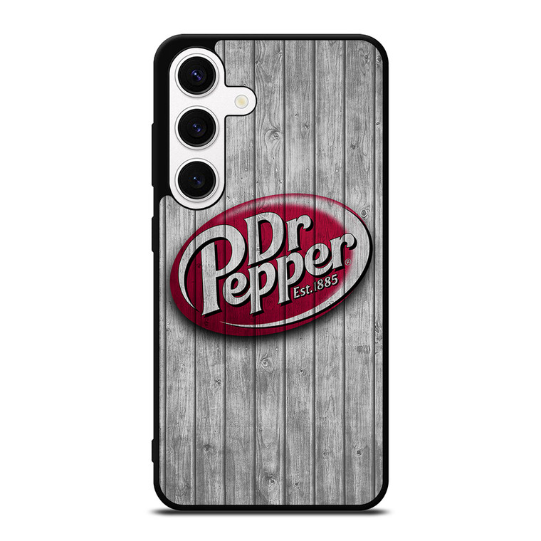 DR PEPPER WOODEN LOGO Samsung Galaxy S24 Case Cover