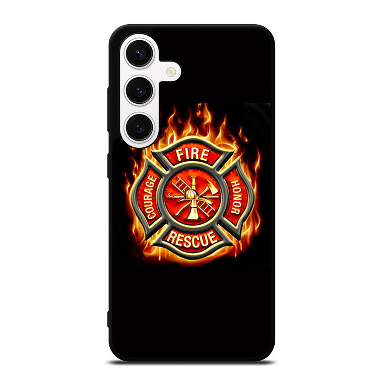 FIREFIGHTER FIREMAN LOGO Samsung Galaxy S24 Case Cover