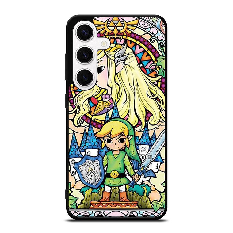 GAMES LEGEND OF ZELDA GLASS ART Samsung Galaxy S24 Case Cover