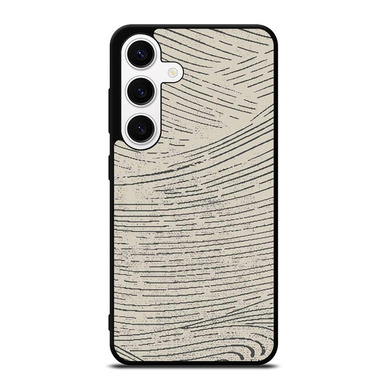 HAND DRAWING WAVES PATTERN Samsung Galaxy S24 Case Cover