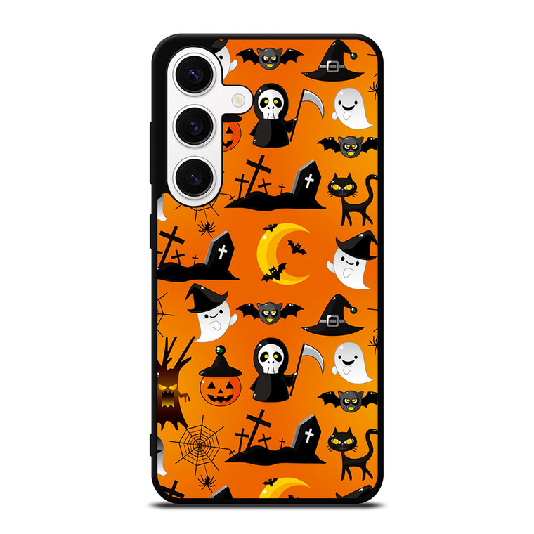 HAPPY HALLOWEEN CARTOON PATERN Samsung Galaxy S24 Case Cover