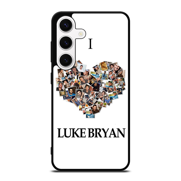 I LOVE LUKE BRYAN COLLAGE Samsung Galaxy S24 Case Cover