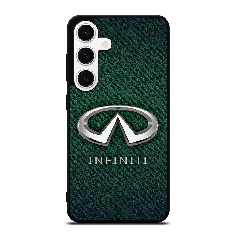 INFINITI CAR LOGO GREEN PATTERN Samsung Galaxy S24 Case Cover