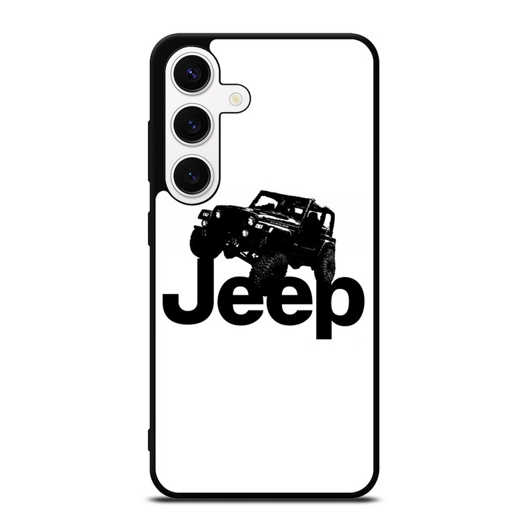JEEP BLACK LOGO Samsung Galaxy S24 Case Cover