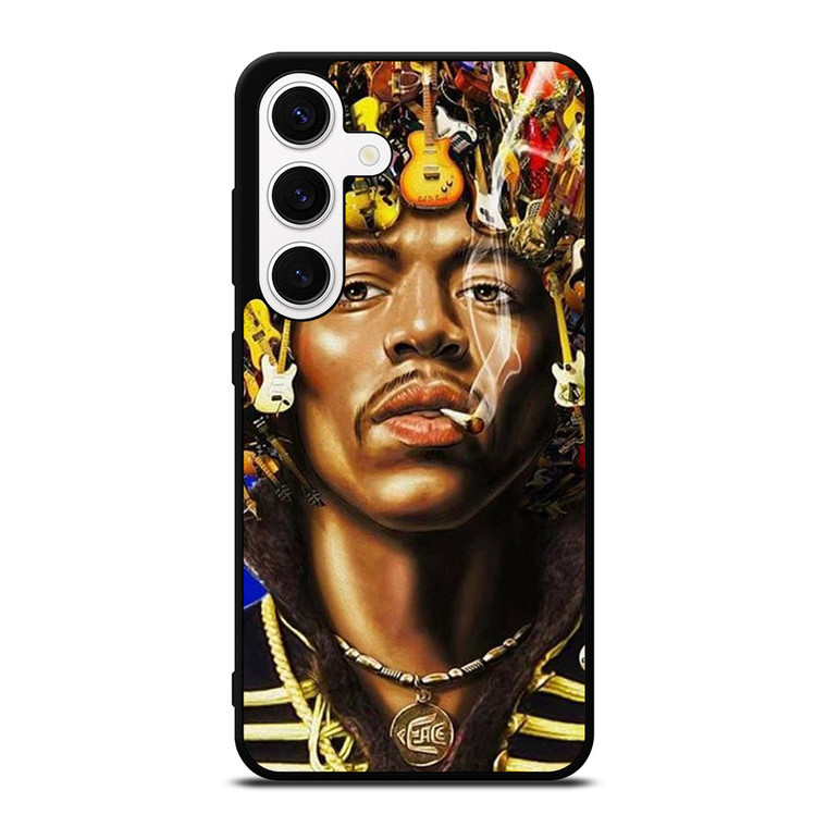 JIMI HENDRIX GUITAR HAIR Samsung Galaxy S24 Case Cover