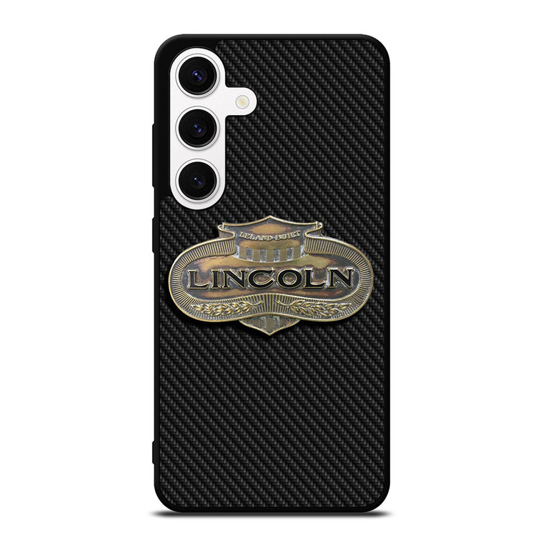LINCOLN MOTOR LOGO CARBON Samsung Galaxy S24 Case Cover