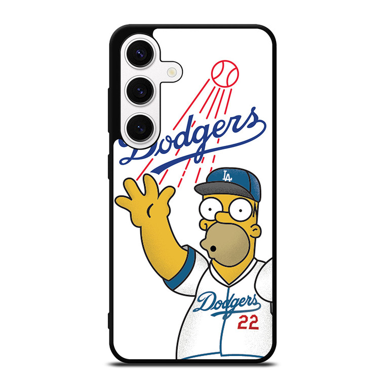 LOS ANGELES DODGERS THE SIMPSONS Samsung Galaxy S24 Case Cover