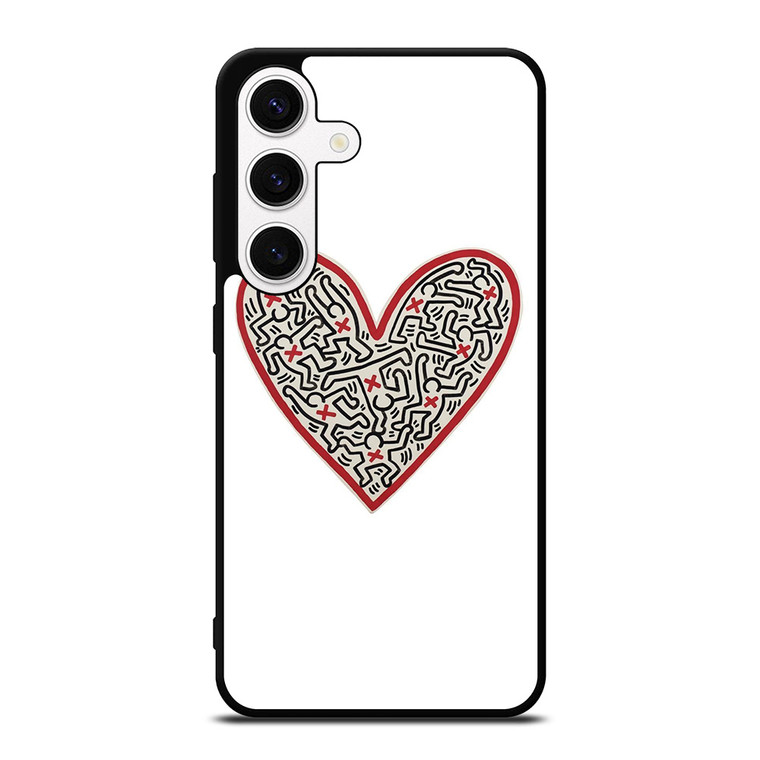 LOVE KEITH HARING Samsung Galaxy S24 Case Cover