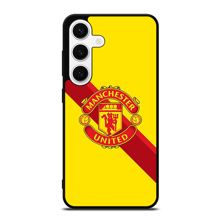 MANCHESTER UNITED FOOTBALL CLUB LOGO Samsung Galaxy S24 Case Cover