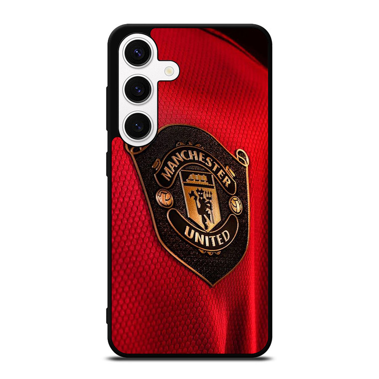 MANCHESTER UNITED NEW LOGO JERSEY Samsung Galaxy S24 Case Cover