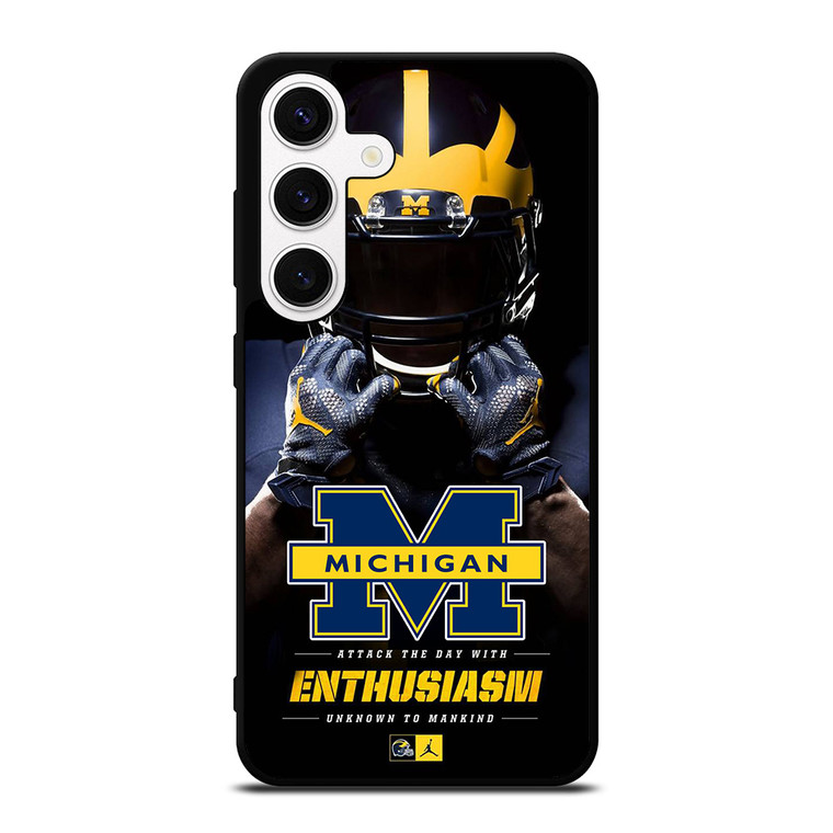 MICHIGAN WOLVERINES Samsung Galaxy S24 Case Cover
