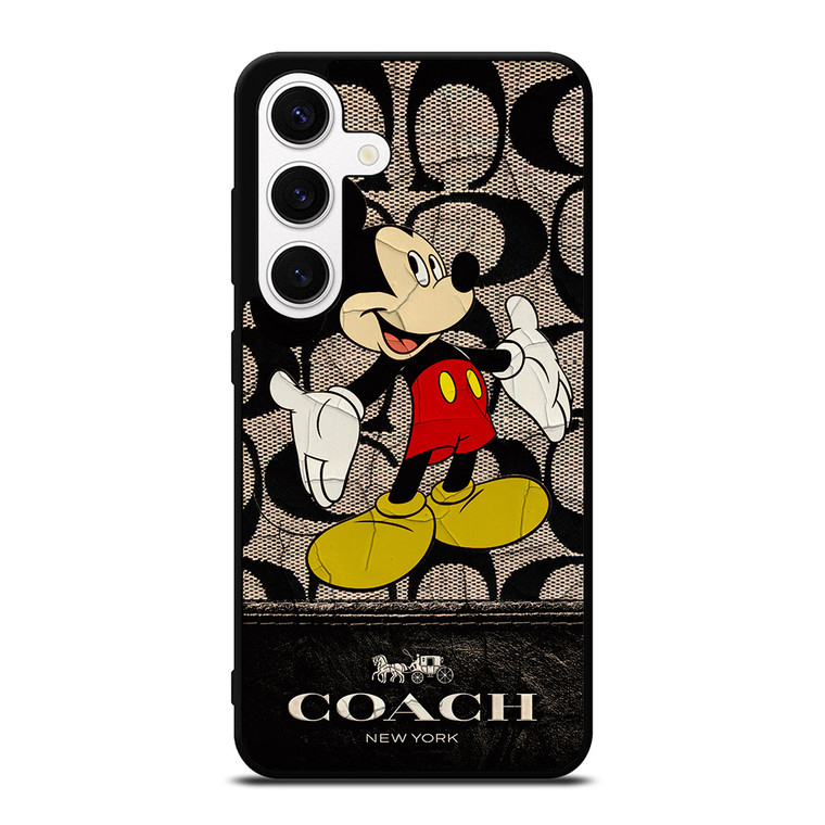 MICKEY MOUSE COACH NEW YORK Samsung Galaxy S24 Case Cover