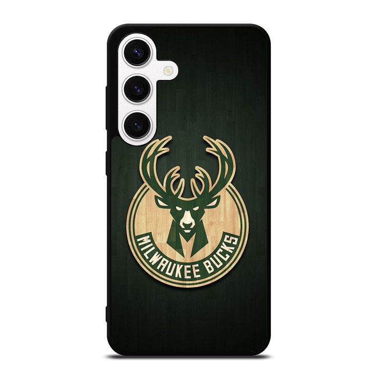 MILWAUKEE BUCKS WOODEN LOGO Samsung Galaxy S24 Case Cover
